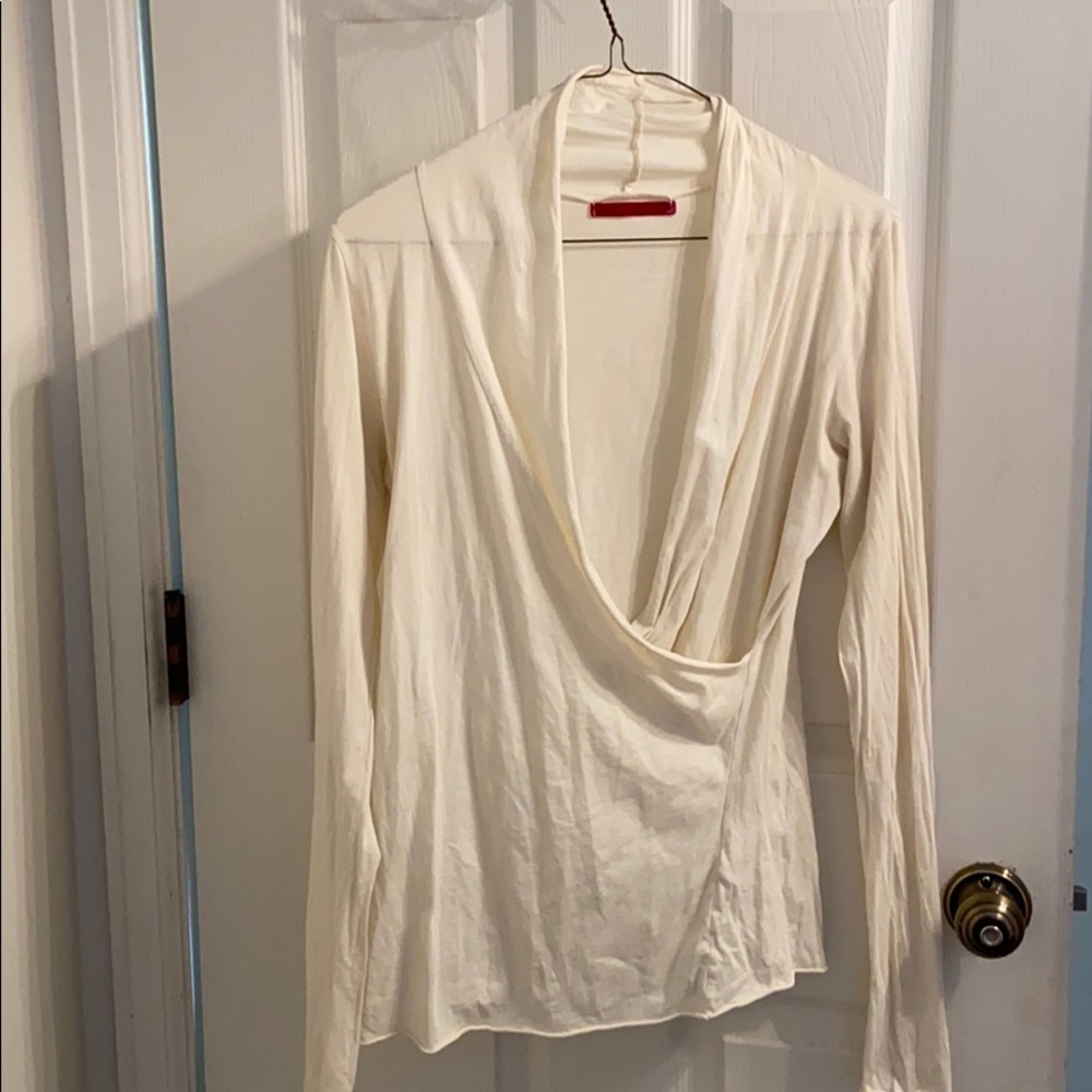 Velvet Wrap Top Size Small